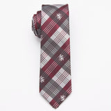 Style Neck Tie Men Skinny necktie wedding ties Polyester Black Dot