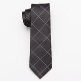 Style Neck Tie Men Skinny necktie wedding ties Polyester Black Dot