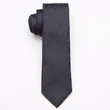 Style Neck Tie Men Skinny necktie wedding ties Polyester Black Dot