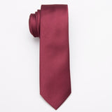 Style Neck Tie Men Skinny necktie wedding ties Polyester Black Dot