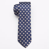 Style Neck Tie Men Skinny necktie wedding ties Polyester Black Dot