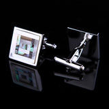 Shirt cufflinks for mens Coloured Shell