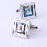 Shirt cufflinks for mens Coloured Shell