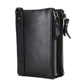 Genuine Crazy Horse Cowhide Leather Men Wallet