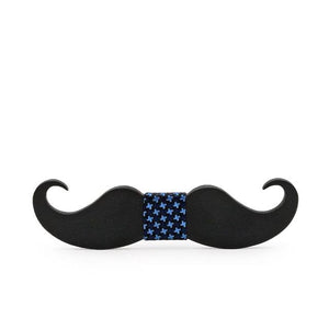 Neckties Handmade mustache Wooden bow tie men