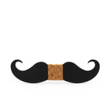 Neckties Handmade mustache Wooden bow tie men