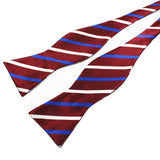 Adjustable Self Bow Tie Men's 100% Silk Jacquard Woven