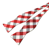 Adjustable Self Bow Tie Men's 100% Silk Jacquard Woven