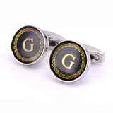 The English alphabet Cuff Links Men Shirt