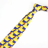 Mother Ducky Tie Yellow Rubber Duck Necktie Ties