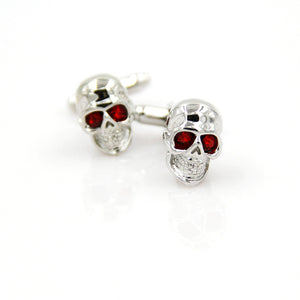 Sugar Dead Skeleton Design Hyperbole Style Cuff Links