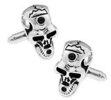 Sugar Dead Skeleton Design Hyperbole Style Cuff Links