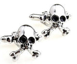 Sugar Dead Skeleton Design Hyperbole Style Cuff Links