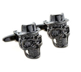 Sugar Dead Skeleton Design Hyperbole Style Cuff Links