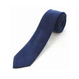 Skinny Plaid Solid Cashmere Tie Wool Men Neck Tie