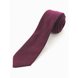 Skinny Plaid Solid Cashmere Tie Wool Men Neck Tie