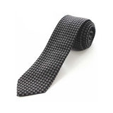 Skinny Plaid Solid Cashmere Tie Wool Men Neck Tie
