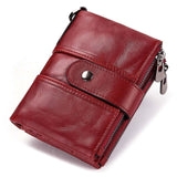 Genuine Leather Men Crazy Horse Wallets