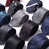 Fashion Skinny 6cm Silk Neck Ties For Men