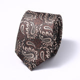 Fashion Skinny 6cm Silk Neck Ties For Men