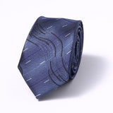 Fashion Skinny 6cm Silk Neck Ties For Men