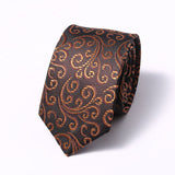 Fashion Skinny 6cm Silk Neck Ties For Men