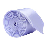 Men Slim Tie Solid color Necktie Polyester