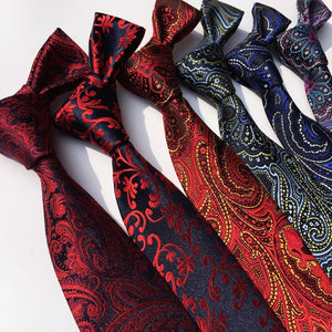 Mens Tie Luxury Man Floral Paisley Neckties
