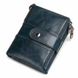 Genuine Leather Men Crazy Horse Wallets