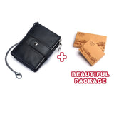 Genuine Leather Men Crazy Horse Wallets