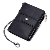 Genuine Leather Men Crazy Horse Wallets