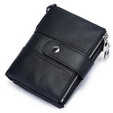 Genuine Leather Men Crazy Horse Wallets